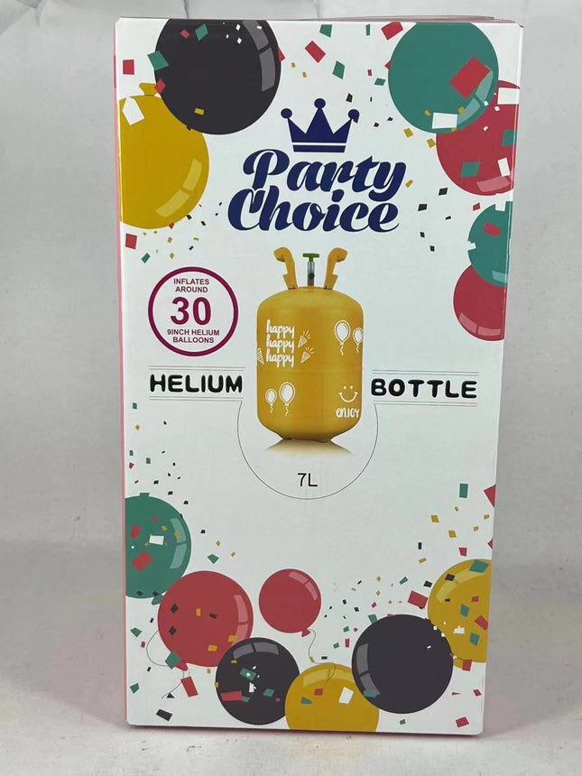 Helium Gas Balloon Tanks Bottle Kit 7L - 30 Balloons Included - Ustore