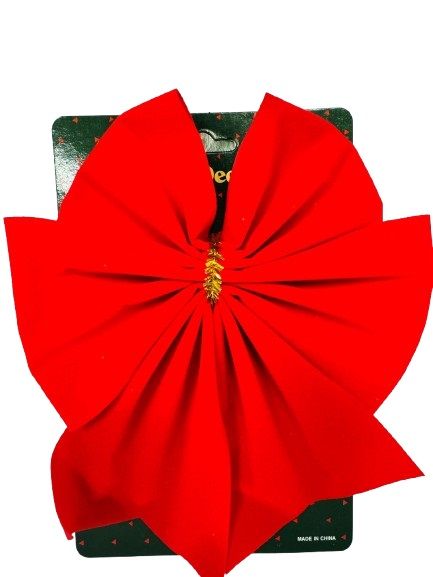Red Velvet Christmas Bow Single Pack - Ustore